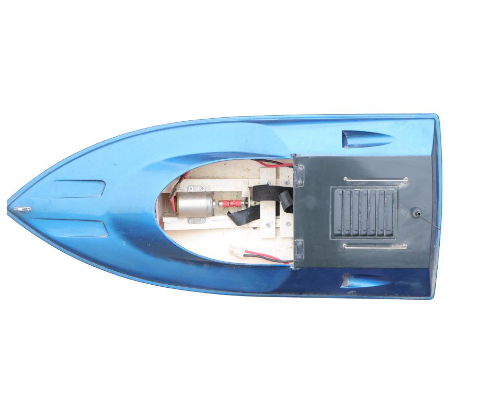 Vintage rc boot 60 cm lang, Hobby en Vrije tijd, Modelbouw | Boten en Schepen, Ophalen of Verzenden, Gebruikt, Groter dan 1:32