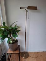 Retro vintage standlamp vloerlamp messing, Ophalen, Gebruikt