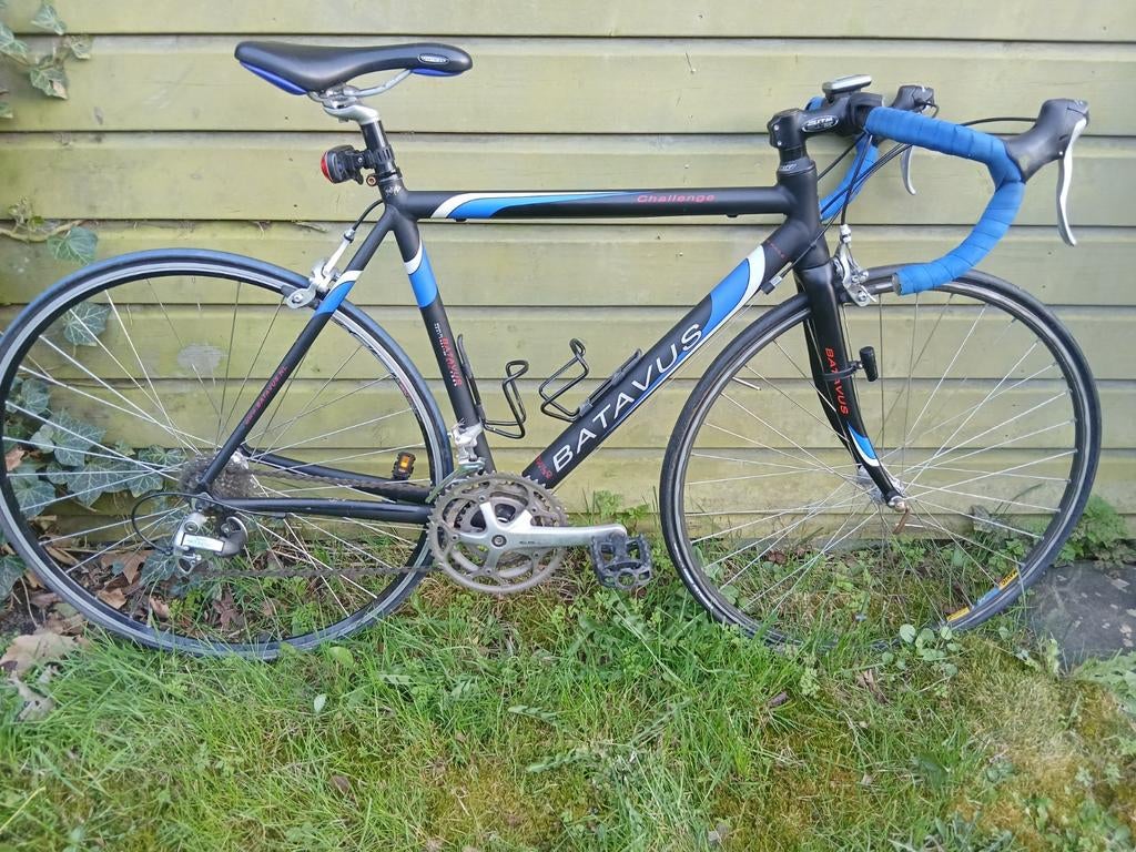 Batavus Challenge Racefiets - Zwart/Blauw, Fietsen en Brommers, Fietsen | Racefietsen, 28 inch, Gebruikt, Heren, Batavus