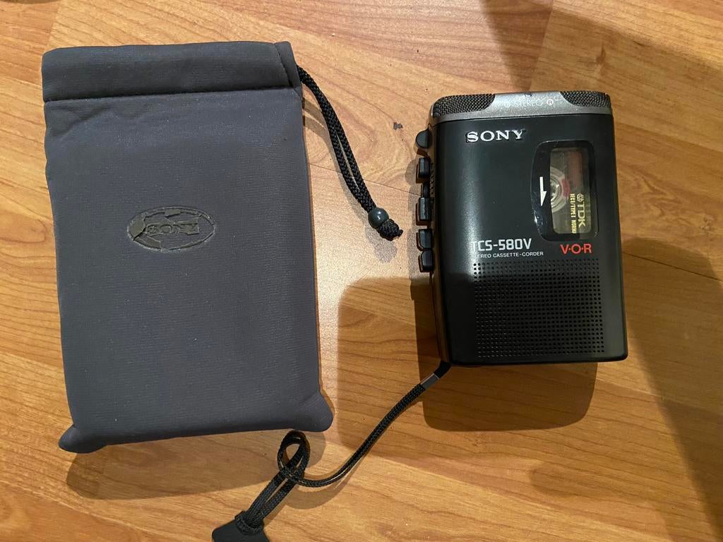 Nog in perfecte staat: Sony TCS-580V dicteer apparaat, Audio, Tv en Foto, Walkmans, Discmans en Minidiscspelers, Ophalen of Verzenden