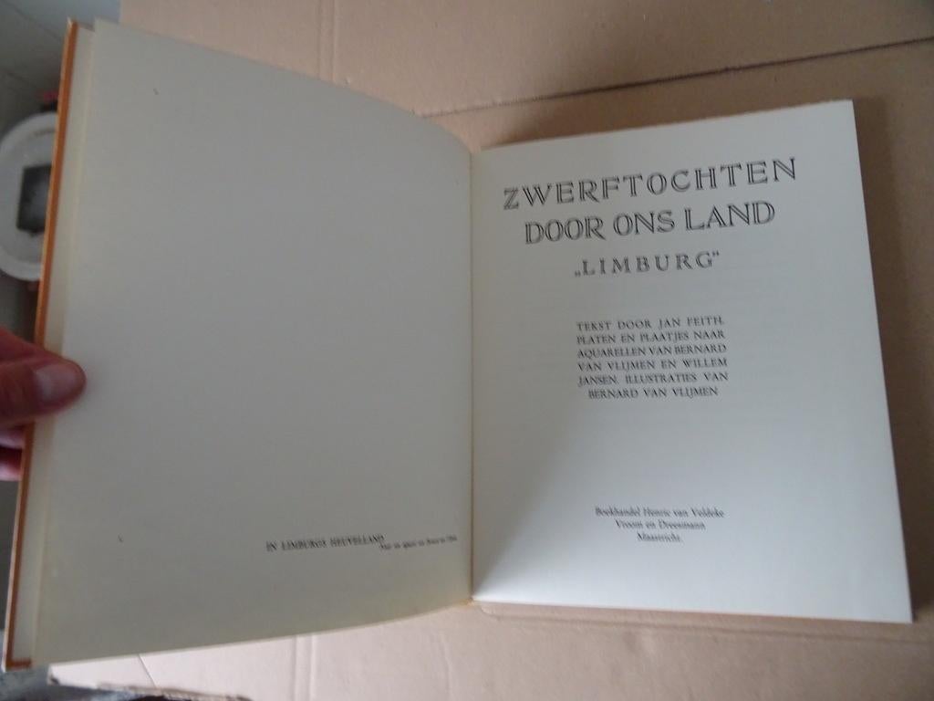 Jan Feith Zwerftochten door ons land Limburg Zonder plaatjes, Ophalen of Verzenden, Zo goed als nieuw, Jan Feith, Plaatjesalbum