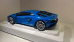 Lamborghini Aventador s bleu autoart 1.18, Ophalen of Verzenden, Autoart, A, A
