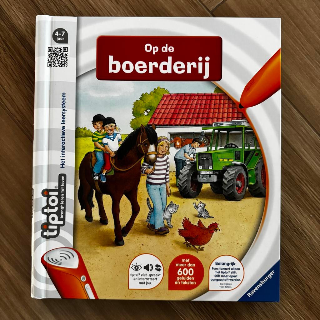 Tiptoi boek 'Op de boerderij' - Zo goed als nieuw!, Ophalen of Verzenden, Zo goed als nieuw, Non-fictie