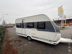Hobby De Luxe 455 UF 2015  mover, unico ((( zondag open ))), Caravans en Kamperen, Mover, Rondzit, Hobby, Dwarsbed