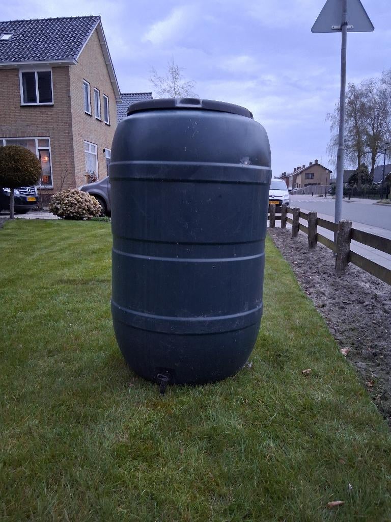 Regenton, Tuin en Terras, Regentonnen, Kunststof, Gebruikt, Met kraantje, 75 tot 150 liter