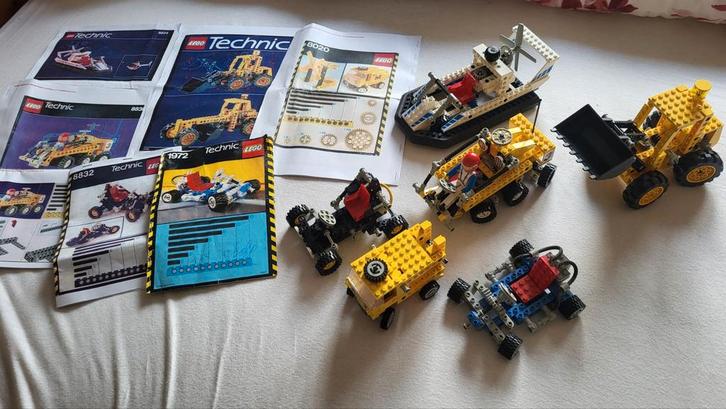 6 complete sets vintage LEGO Technic conpleet en netjes, Kinderen en Baby's, Speelgoed | Duplo en Lego, Gebruikt, Lego, Complete set