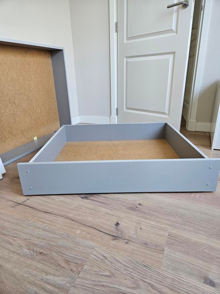 Lades rockwood 1 persoonsbed, Huis en Inrichting, Slaapkamer | Bedden, Ophalen, Gebruikt, 90 cm, Eenpersoons