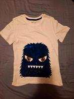 Shirtje merk H&M met omkeerbare pailletten maat 122, Kinderen en Baby's, Kinderkleding | Maat 122, H&M, Ophalen of Verzenden, Zo goed als nieuw