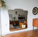 Vintage, midcentury drieluik spiegel, Ophalen, Rechthoekig, Minder dan 50 cm