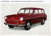 Volkswagen VW 1600 en 411 Variant brochure/auto folder '69, Boeken, Auto's | Folders en Tijdschriften, Ophalen, Nieuw, Volkswagen