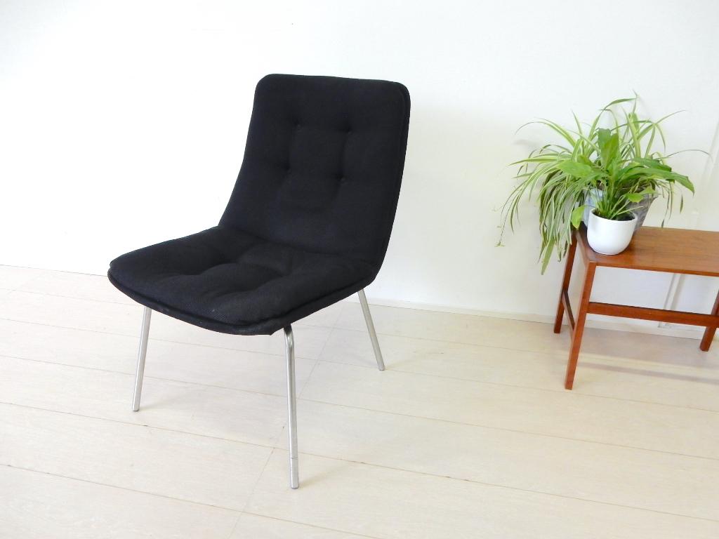 50%korting vintage stoel fauteuil ARTIFORT GEOFFREY HARCOURT, Gebruikt, ., Zwart, Vintage