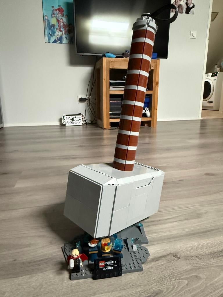 LEGO Marvel 76209 – Thor’s Hammer (Mjolnir) – Compleet, Ophalen, Marvel, Lego, Zo goed als nieuw