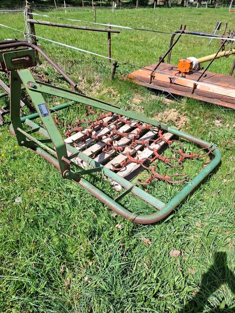 Weidesleep / weideeg met nieuwe bovenzijde mat, Ophalen, Veehouderij, Grondbewerking