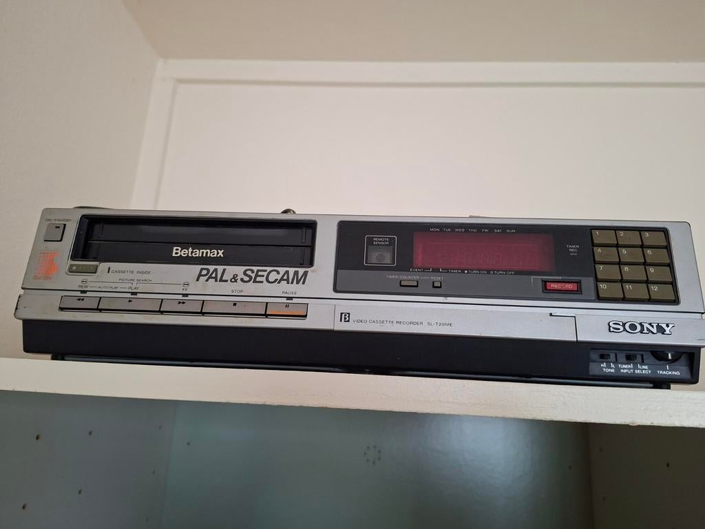 Sony Betamax PAL & SECAM Videorecorder, Audio, Tv en Foto, Videospelers, Ophalen of Verzenden, Gebruikt, Betamax-speler of -recorder