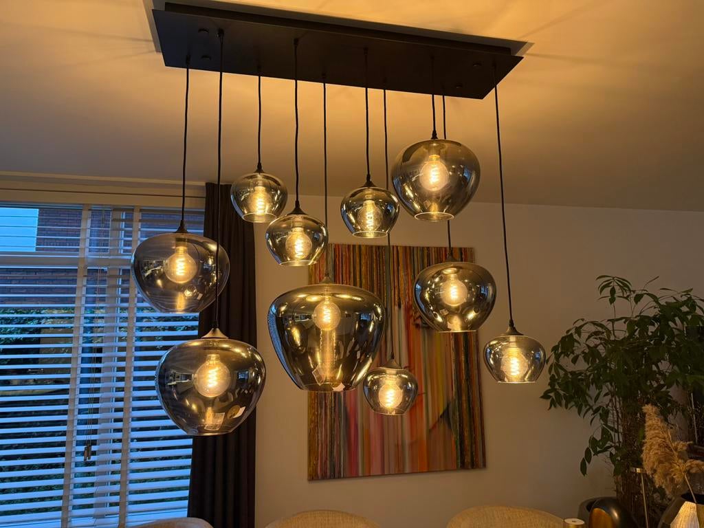 Hanglamp ‘Messier design bulb lamp, Ophalen, Zo goed als nieuw, 75 cm of meer