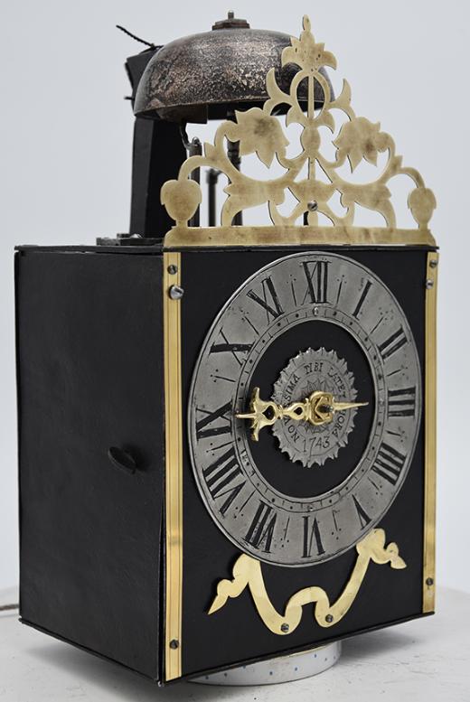 Fraai klein Comtoise klokje 15,3 cm. breed., Antiek en Kunst, Antiek | Klokken, Ophalen