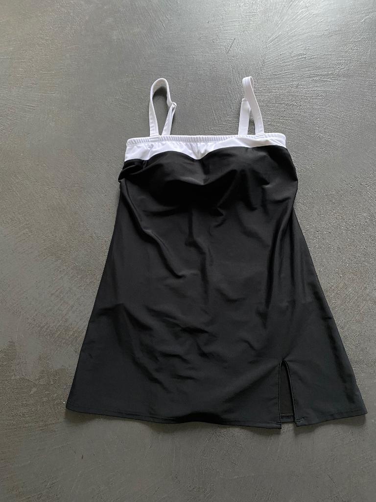 Badpak jurk maat 42=L zwart/wit badpakjurk, BPC Beach, Zwart, Badpak, Ophalen of Verzenden