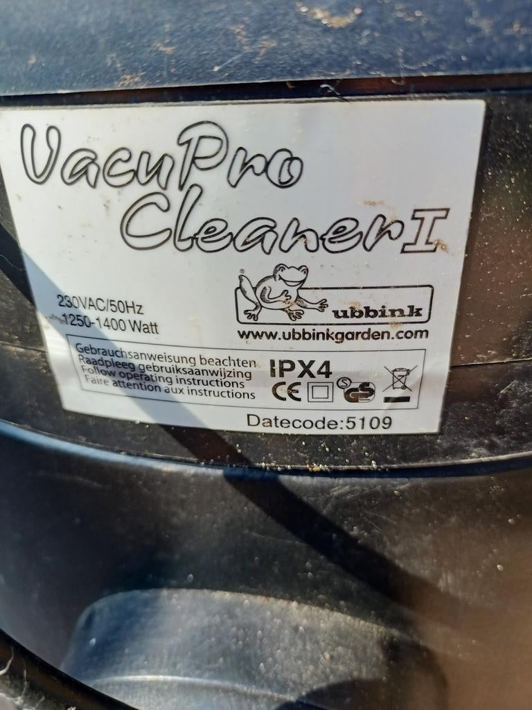 Vijverstofzuiger  Ubbink, Ophalen, Gebruikt, Vijverstofzuiger