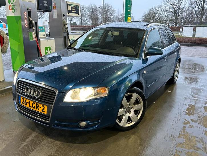 Audi A4 3.2 FSI V6 Avant Quat 188KW AUT 2005 Blauw, Auto's, Audi, Particulier, A4, Benzine, G, Stationwagon, Automaat, Geïmporteerd