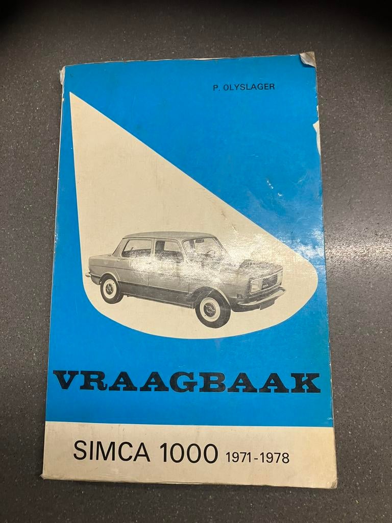 Simca 1000 vraagbaak, Ophalen