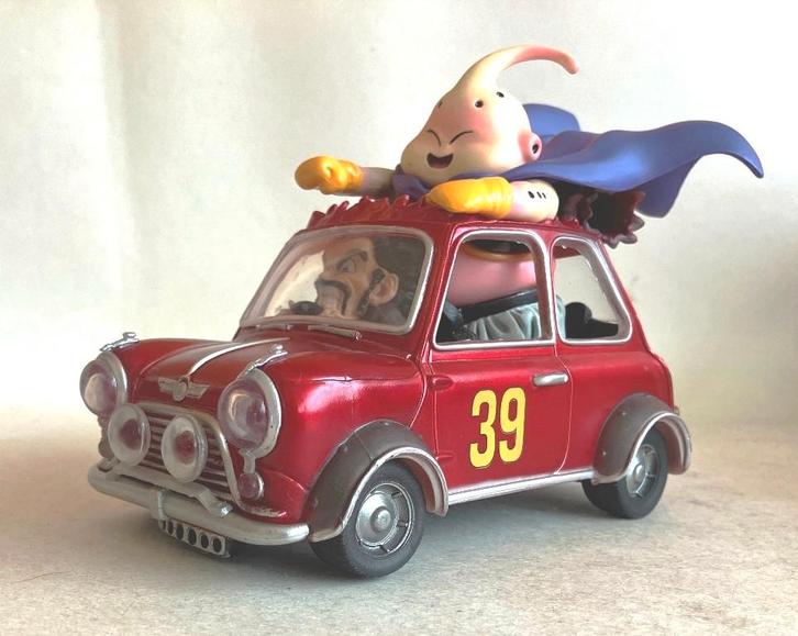 Mini Cooper Dragon Ball Z Majin Buu en Mr. Satan., Hobby en Vrije tijd, Modelauto's | Overige schalen, Zo goed als nieuw, Auto