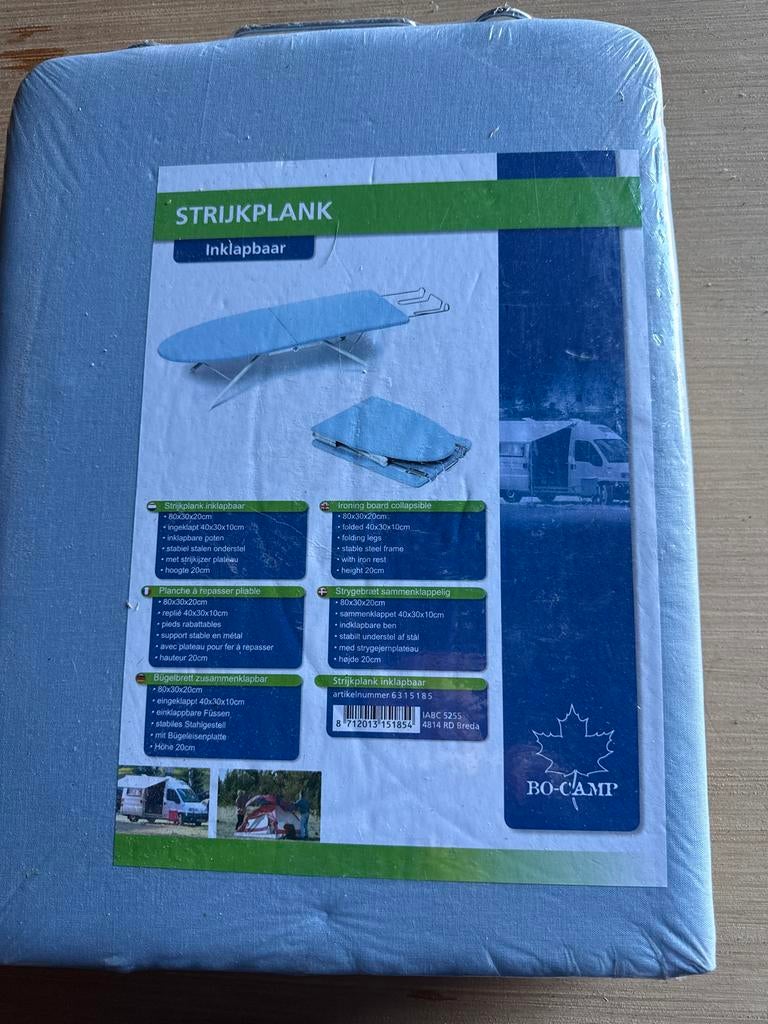 Strijkplank inklapbaar en strijkijzer, Ophalen of Verzenden, Nieuw
