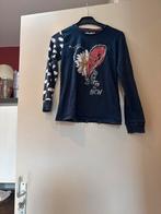 Desigual Longsleeve Meisje Maat 13/14 - Hart & Bloemen, Kinderen en Baby's, Kinderkleding | Maat 134, Verzenden, Zo goed als nieuw