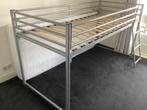 Halfhoogslaper metaal 90x200 cm incl pocket matras Eastborn, Ophalen, 90 cm, Eenpersoons, Zo goed als nieuw