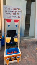 Kraampje, kraam, koningsdag, vrijmarkt, eendjes vissen, Ophalen