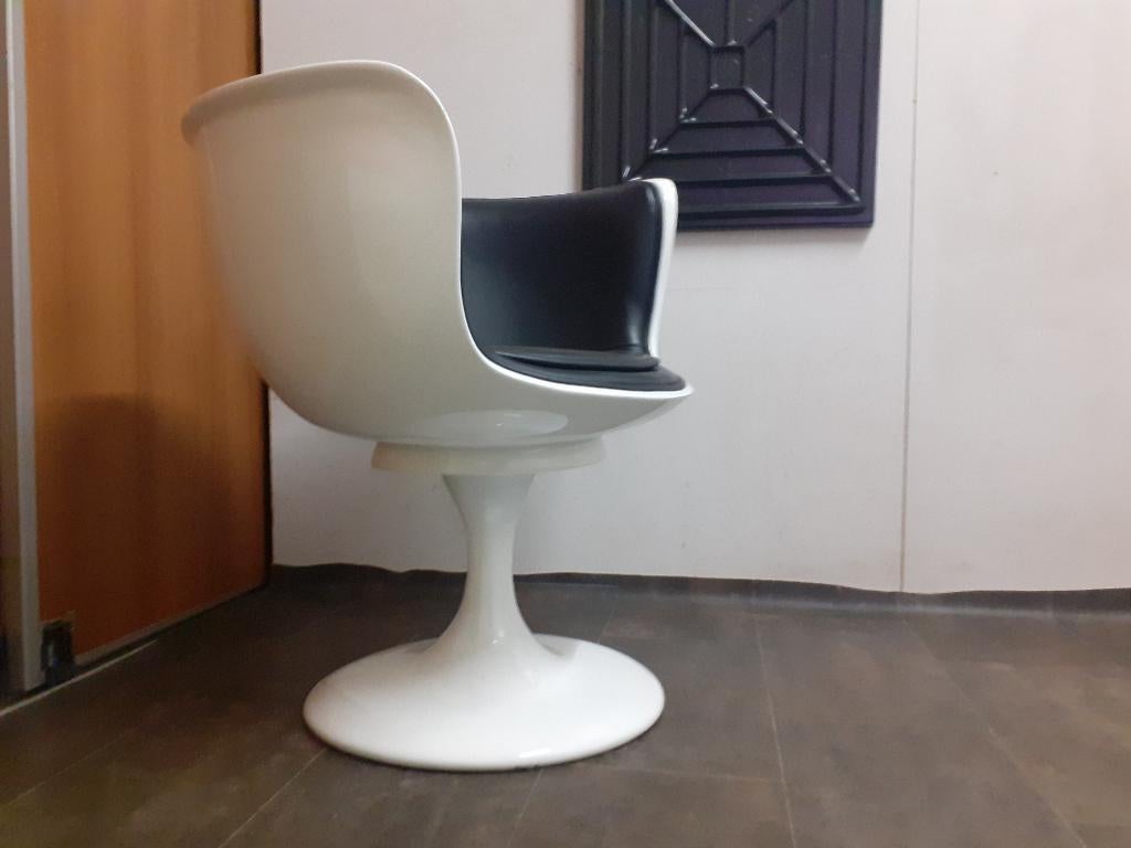 space age design draaistoel kuipstoel wit retro jaren 70, Ophalen, Gebruikt, Wit, ?