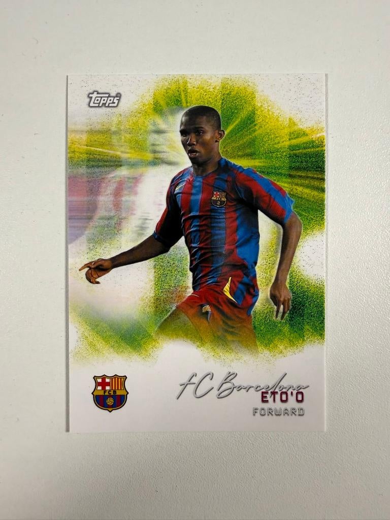 33 Eto'o Pitch Pursuits Barcelona Team Set 2025-26, Ophalen of Verzenden, Nieuw, Buitenlandse clubs, Poster, Plaatje of Sticker