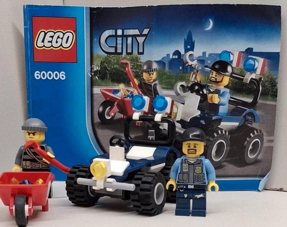Lego city politie quad 60006, Compleet, City, Lego, Ophalen of Verzenden