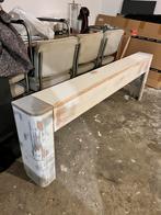 Auping Auronde hoofdbord 180cm, Gebruikt, Wit, Tweepersoons, Ophalen of Verzenden