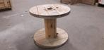 houten kabelhaspel, Tuin en Terras, Tuintafels, Ophalen, Gebruikt, Rond, Hout