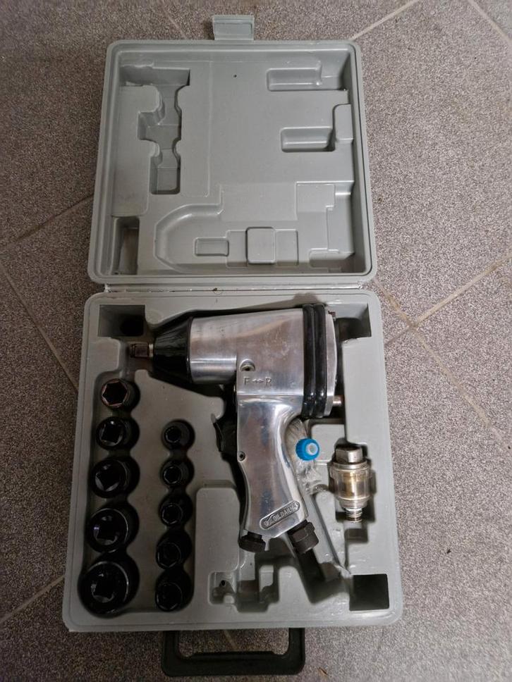 Pneumatische Slagmoersleutel Set, Auto diversen, Autogereedschap, Gebruikt, Ophalen of Verzenden