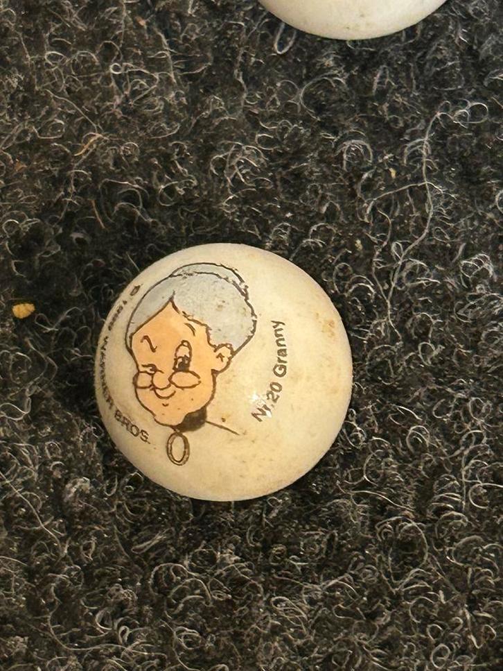 Vintage Looney Tunes knikkers - Granny en Tasmanian Devil, Ophalen of Verzenden, Gebruikt, Jongen of Meisje