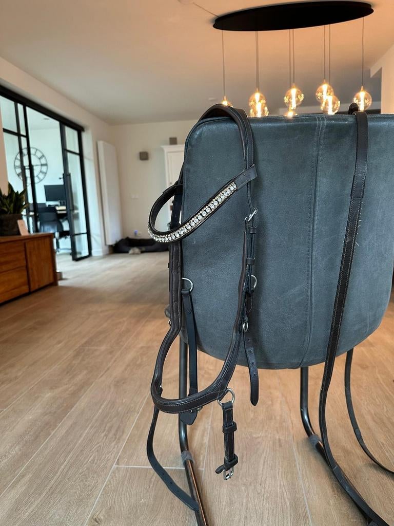 Bruin Rambo Micklem hoofdstel maat cob, Ophalen of Verzenden, Zo goed als nieuw, Overige soorten