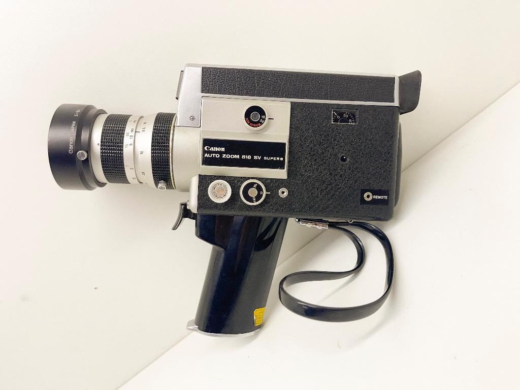 Canon AUTO ZOOM 518 SV SUPER8 film camera - werk perfect, N, N, Ophalen of Verzenden, N