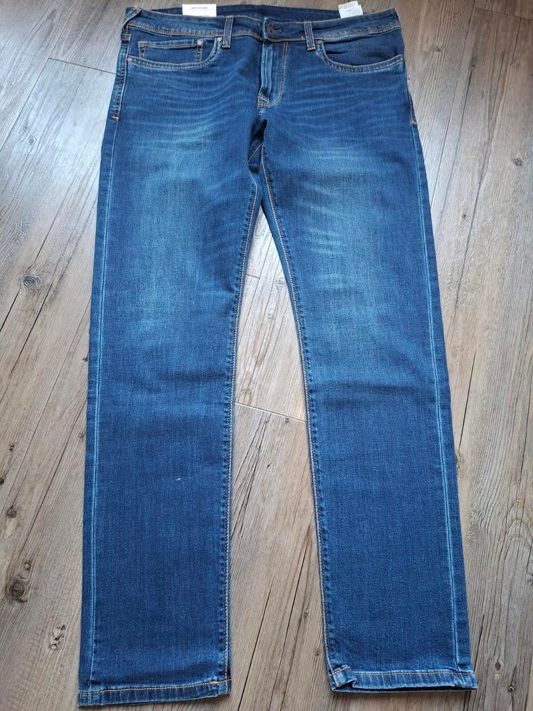 PEPE JEANS Hatch slimfit jeans W36 L32, W36 - W38 (confectie 52/54), Blauw, Nieuw, Ophalen of Verzenden