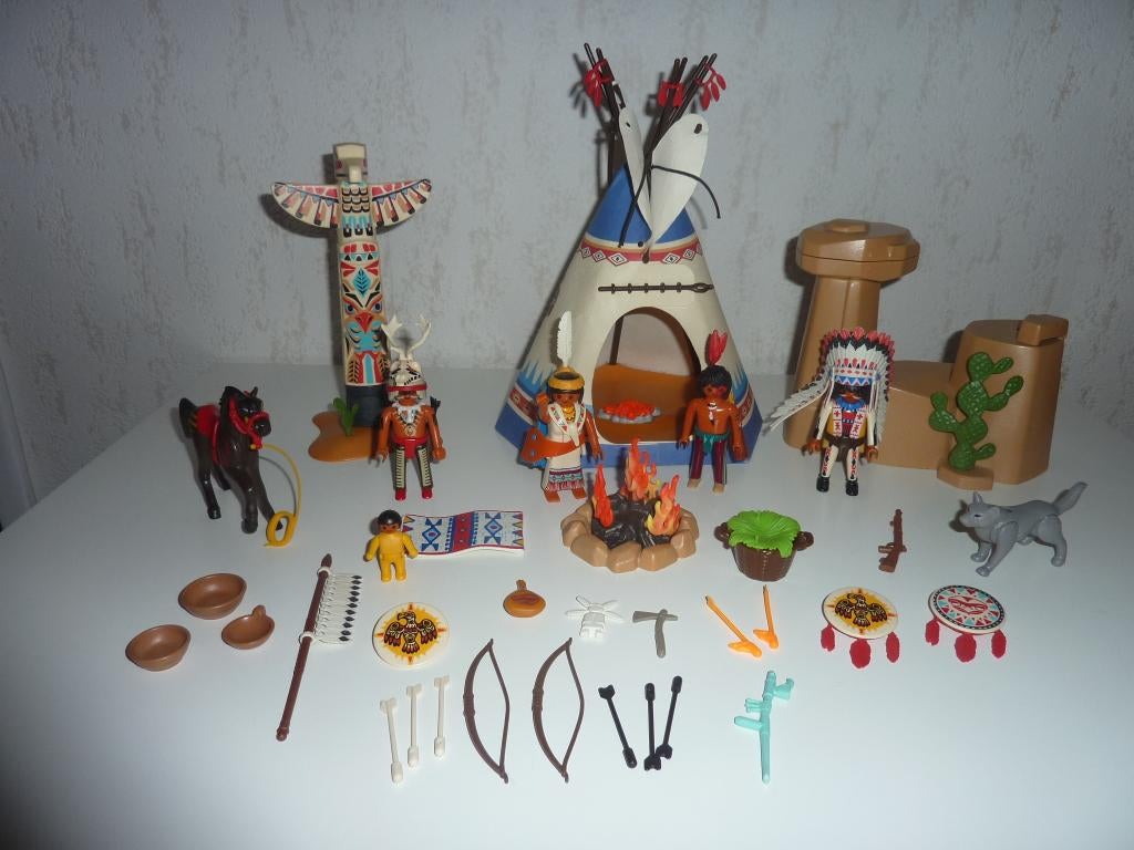 playmobil indianen set 5247, Kinderen en Baby's, Speelgoed | Playmobil, Ophalen of Verzenden