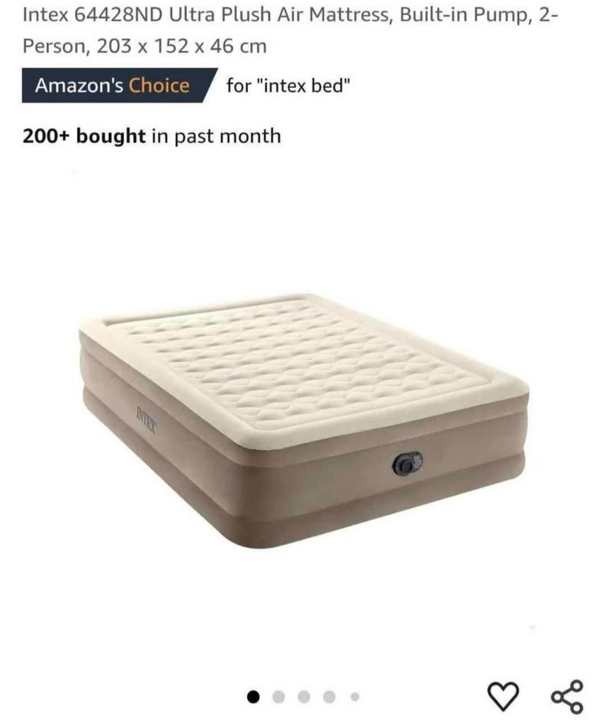 Double Air mattress in very good condition, Ophalen