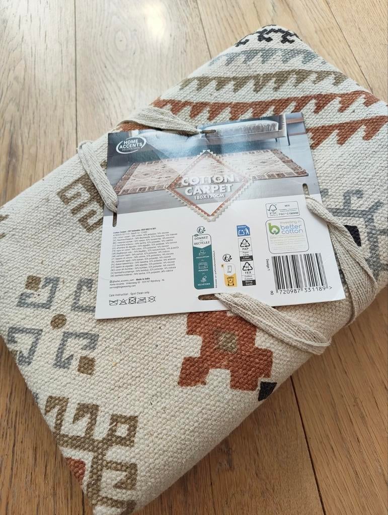 Vloerkleed met Aztec print 120x180 nieuw in verpakking, Ophalen, Nieuw