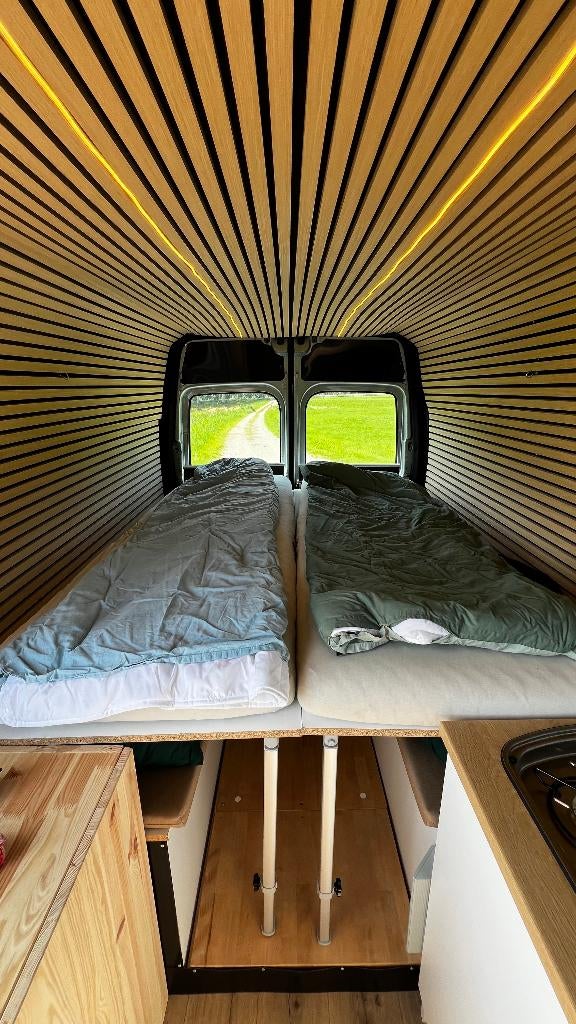 Renault Master camper L3H2 (2009) – off-grid, instapklaar, Caravans en Kamperen, Campers, Overige merken, Buscamper of Camperbus