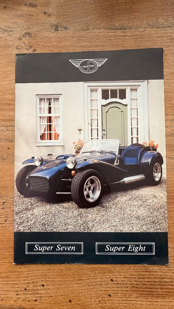 Donkervoort autofolder, Ophalen of Verzenden, Gebruikt, Auto's
