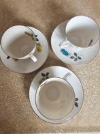 3x Vintage Bavaria Schumann Arzberg kopjes met schotels, Ophalen, Zo goed als nieuw, Overige stijlen, Kop(pen) en/of Schotel(s)