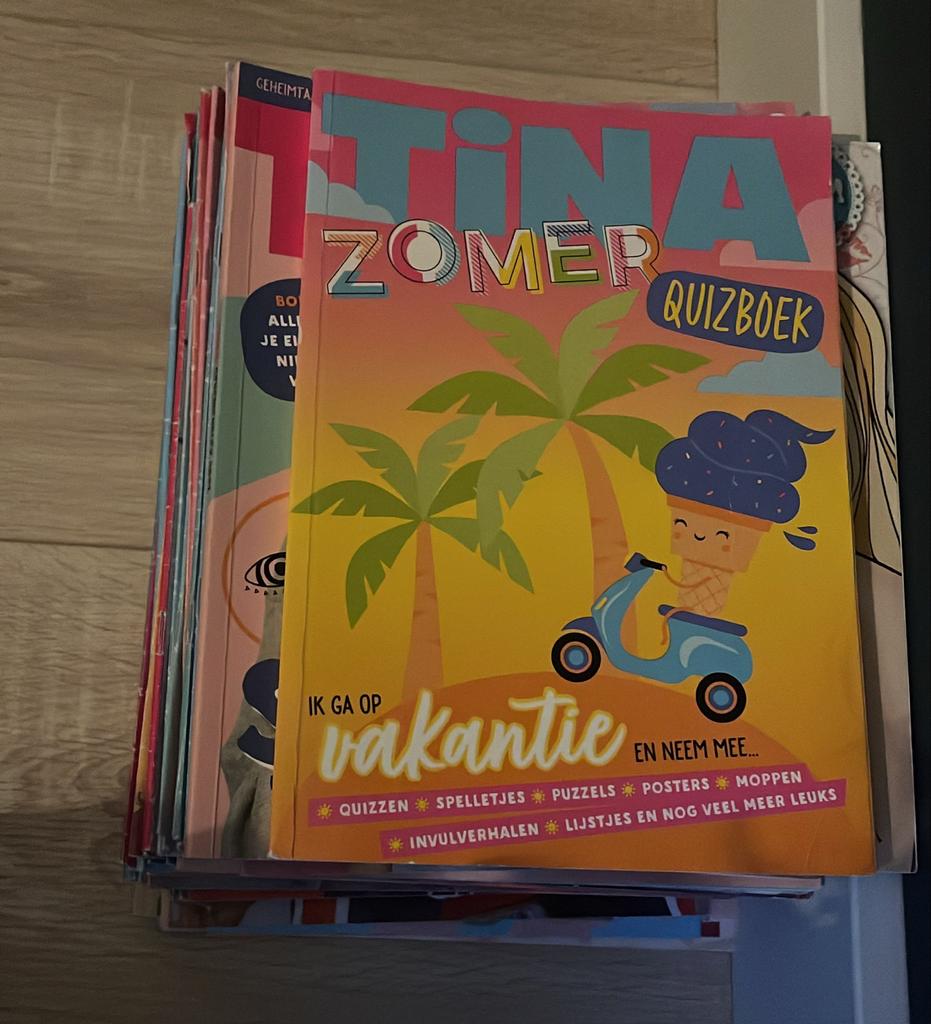 Stapel Tina tijdschriften, Ophalen, Gelezen, Damesbladen
