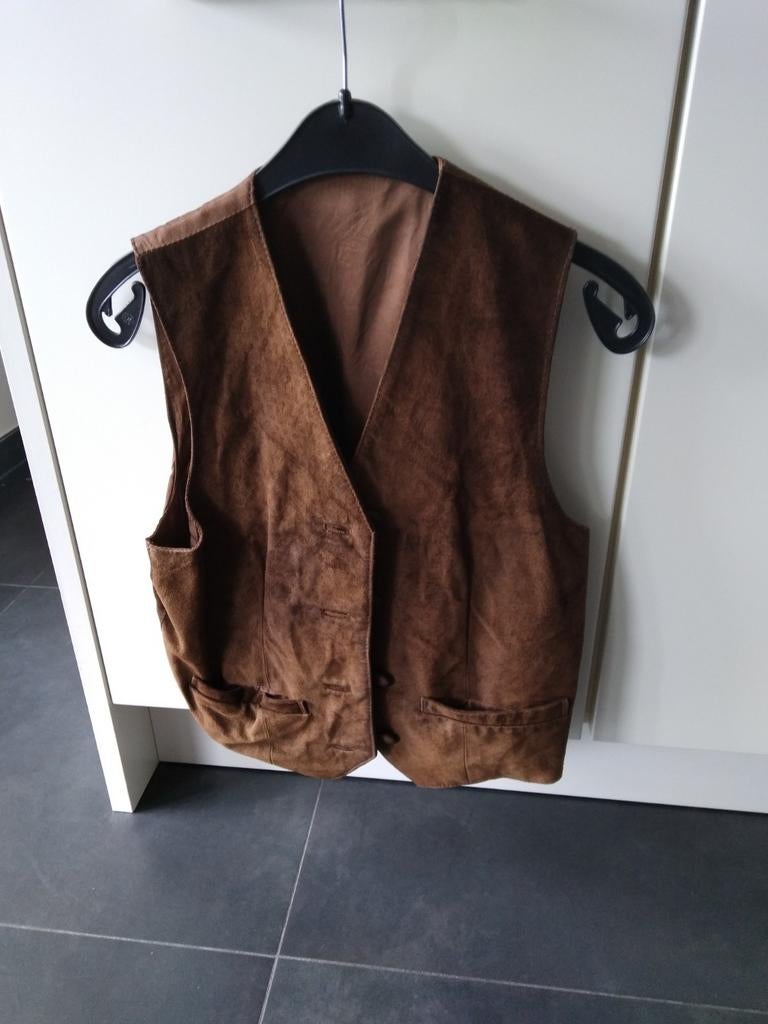 Suede gilettje maat s, Ophalen of Verzenden, Zo goed als nieuw, Maat 38/40 (M)