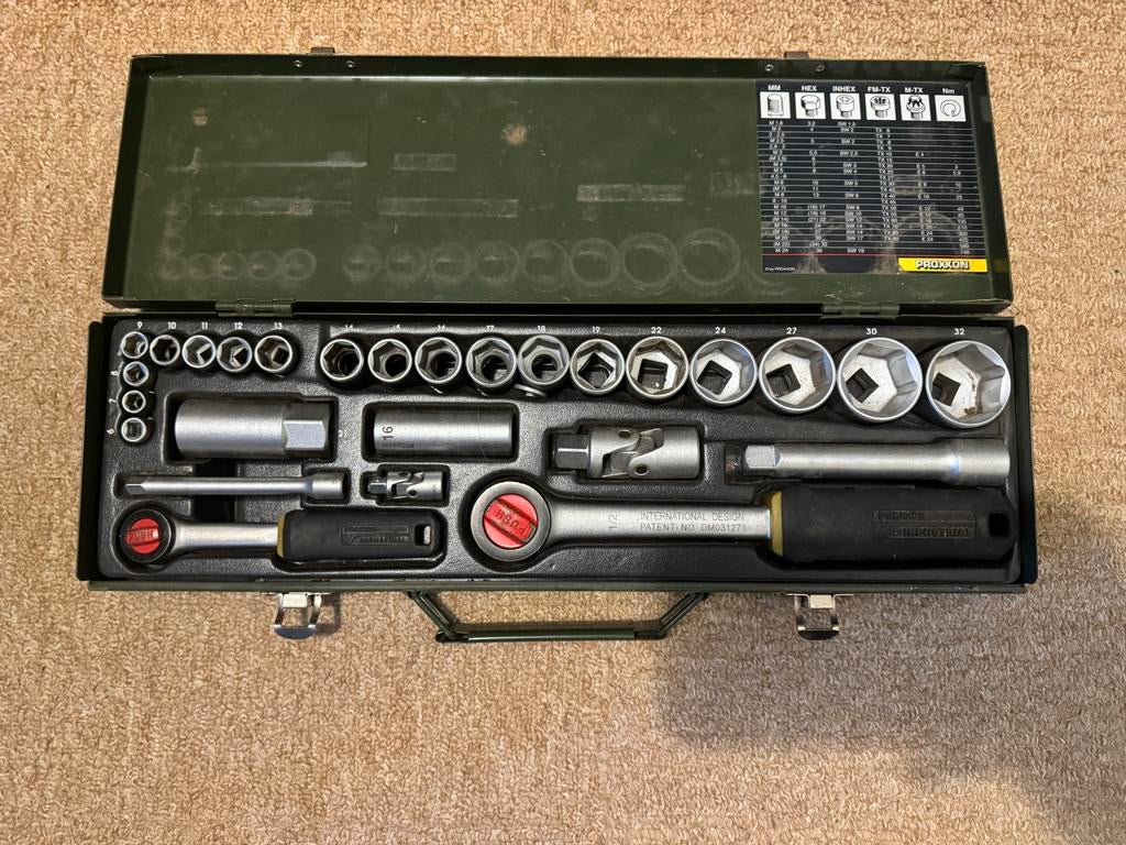 Proxxon Industrial doppendoos, Ophalen of Verzenden, Gebruikt
