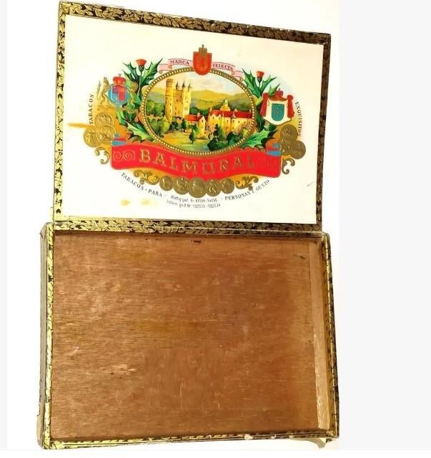 Vintage Retro Verzameling Sigaren Blik sprint sigaren asbak, Ophalen of Verzenden, Gebruikt, Overige typen