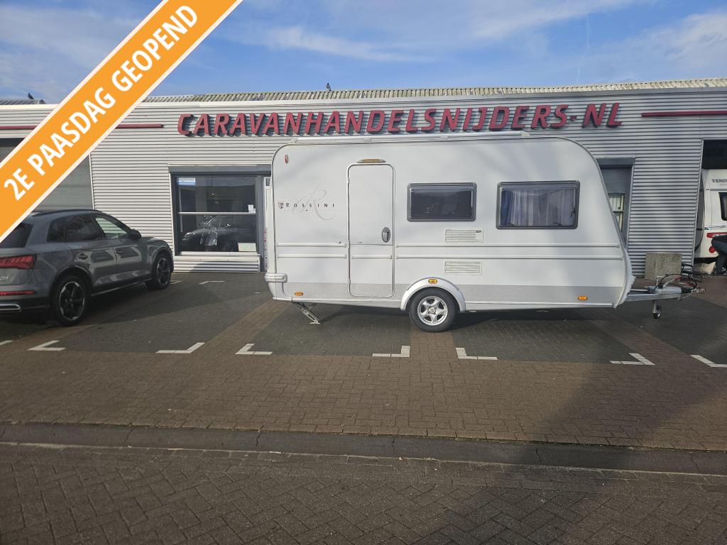 Tabbert Rossini 400 QD Stapelbed!! Voortent, Dwarsbed, Tabbert, Bedrijf, Treinzit